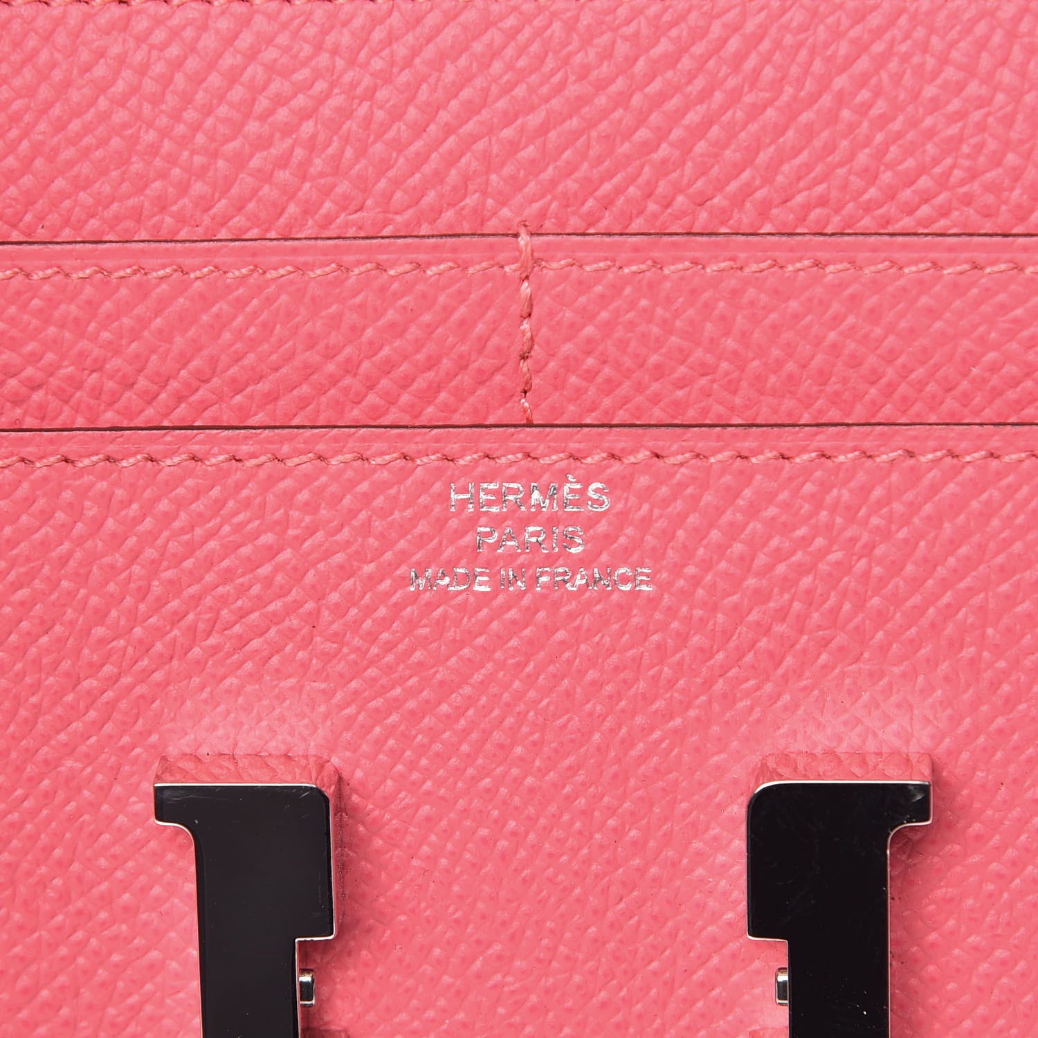 Hermes Epsom Constance Short Wallet Rose Azalee 6 of 8