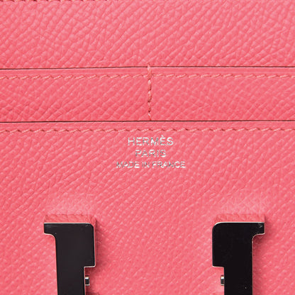 Hermes Epsom Constance Short Wallet Rose Azalee 6 of 8