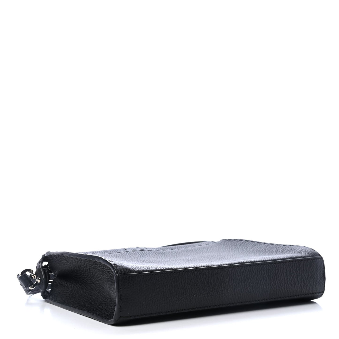 Cuoio Romano Selleria Mini Peekaboo Iconic Fit Satchel Black