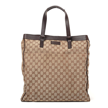 Gucci Monogram Large Tote Dark Brown 1 of 12