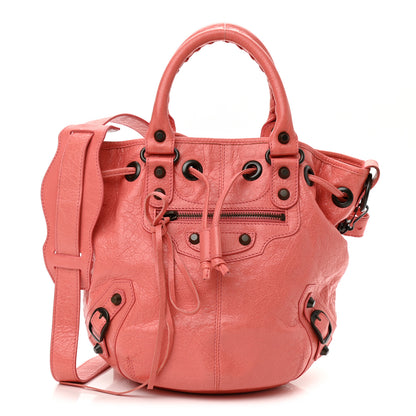 Balenciaga Agneau Classic Hardware Mini Pompon Rose Azalee 1 of 11