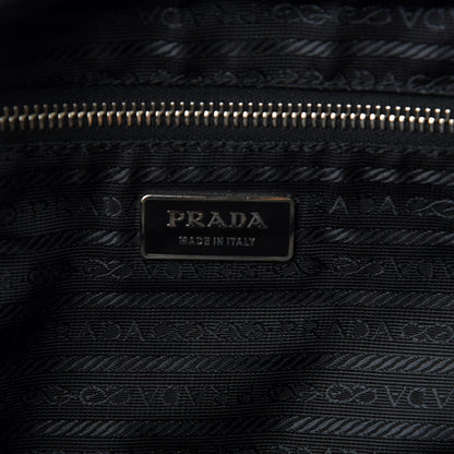 Prada Tessuto Nylon Vernice Bauletto Black 13 of 15