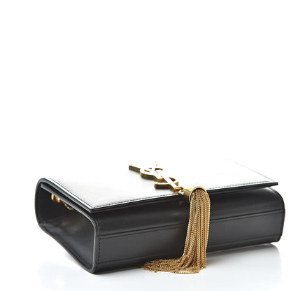 Saint Laurent Calfskin Small Classic Monogram Kate Tassel Satchel Black 4 of 11