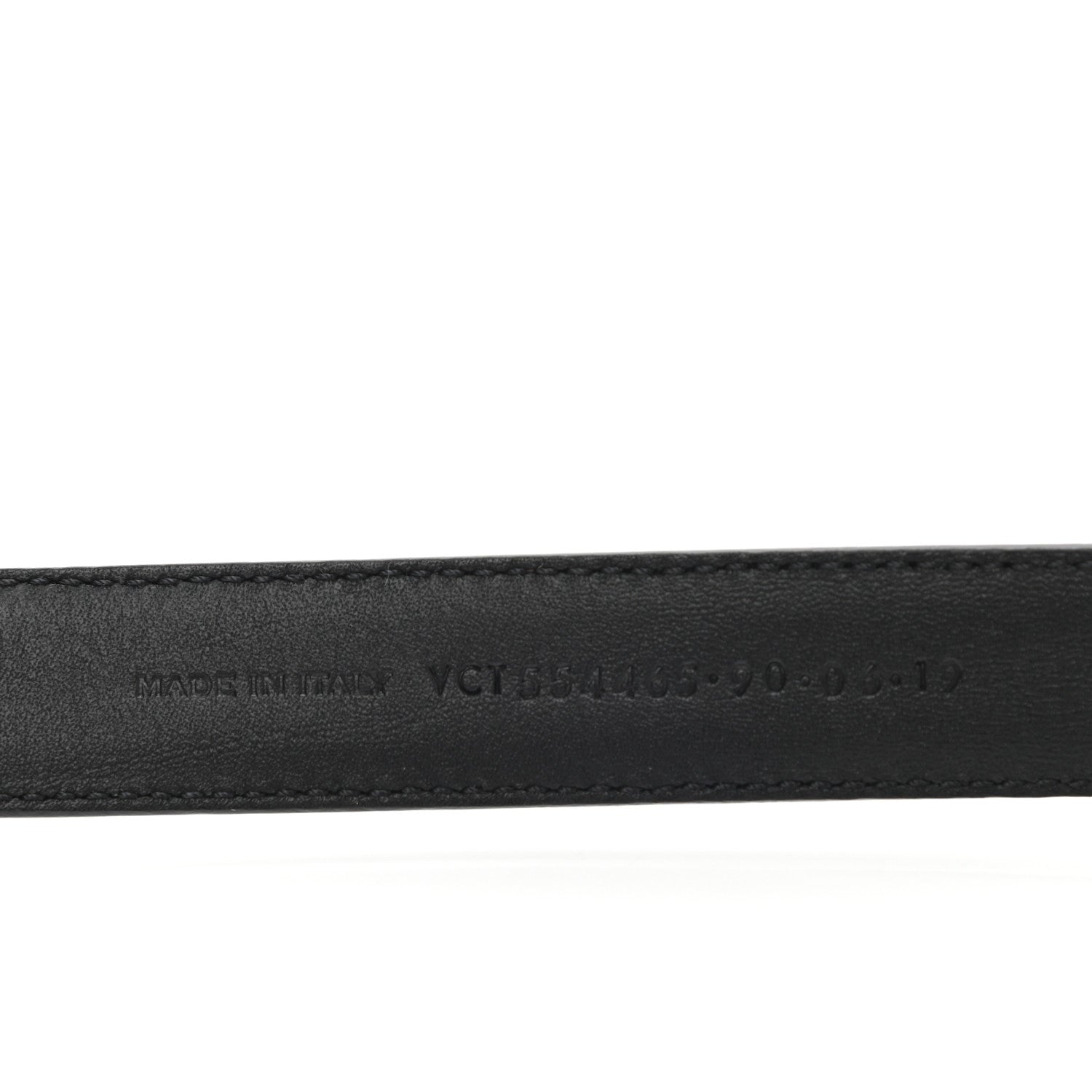 Saint Laurent Smooth Calfskin Monogram Narrow Square Buckle Belt 90 36 Black 4 of 6