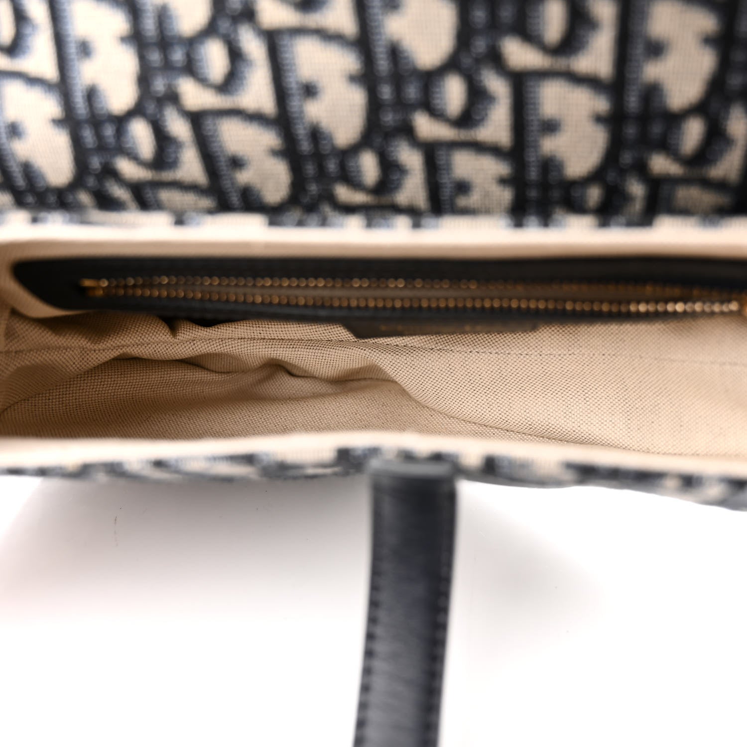 Christian Dior Oblique Saddle Bag Blue 5 of 10