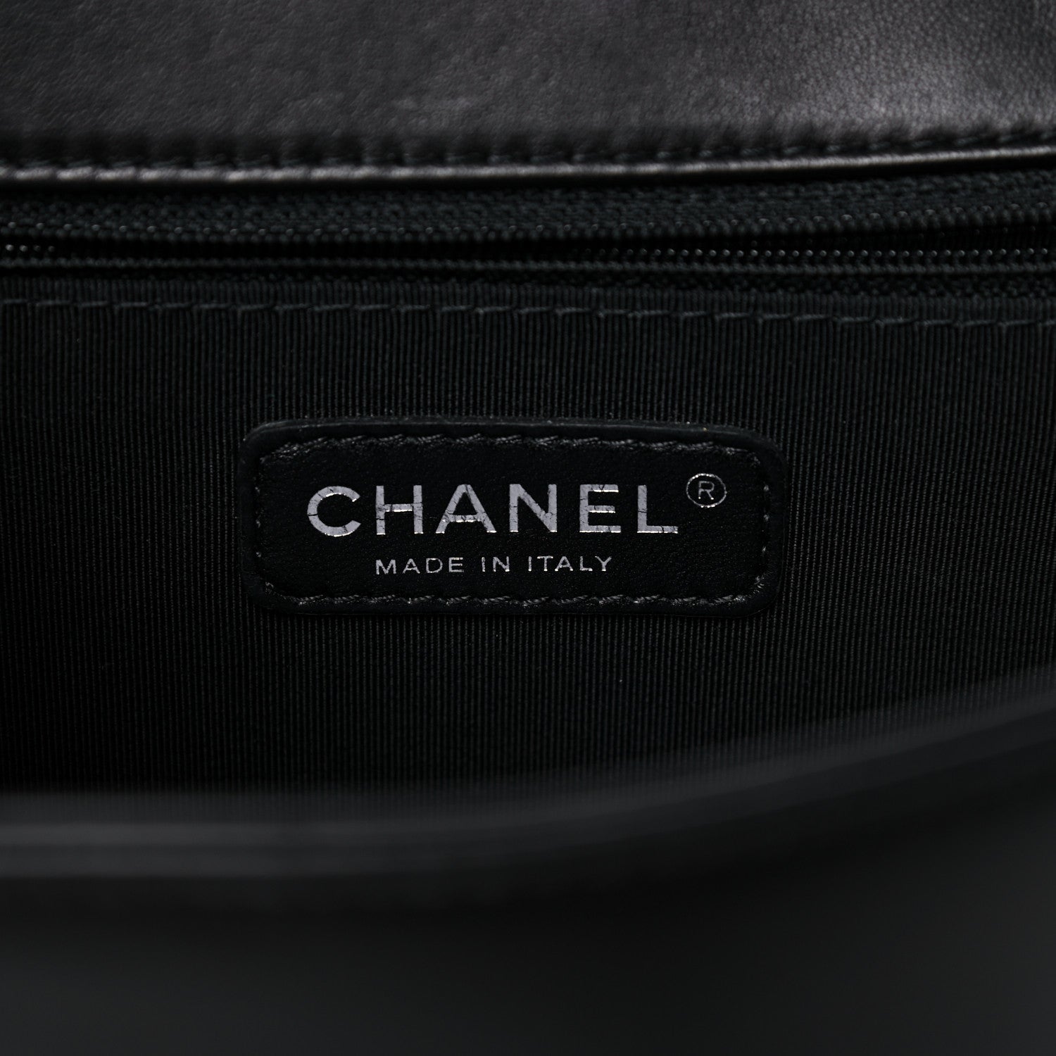 Chanel Lambskin Quilted Large Boy Flap Blue Black 6 of 20
