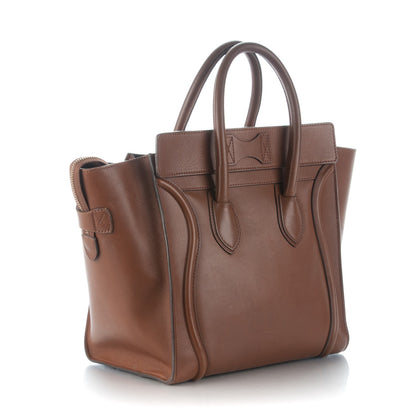 Celine Palmelato Mini Luggage Camel 3 of 12