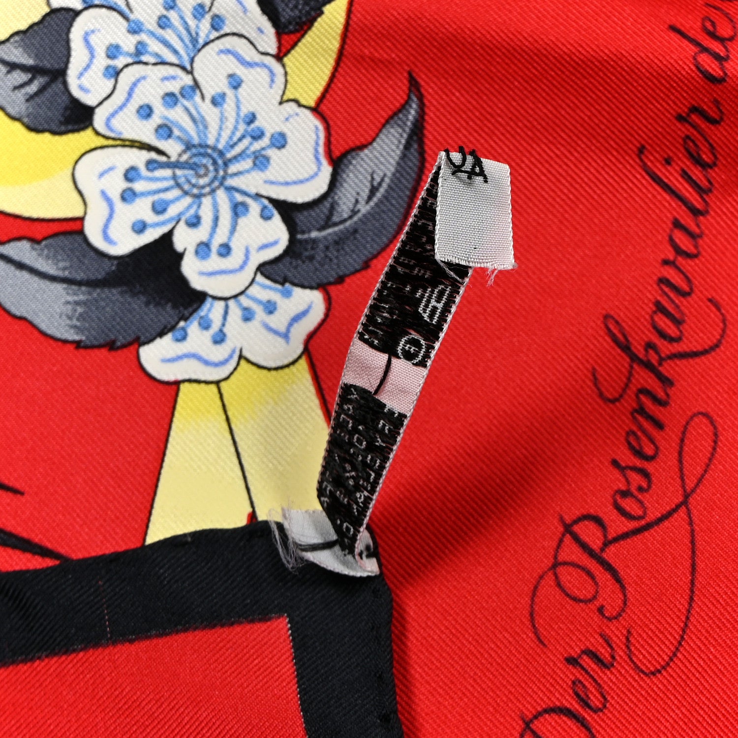 Hermes Silk Fleurs De L'Opera Scarf 90 4 of 5