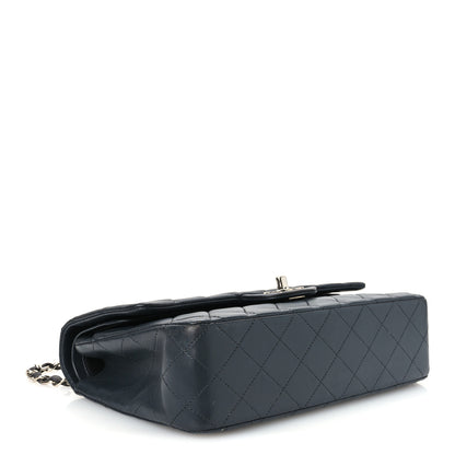 Chanel Lambskin Quilted Medium Double Flap Grey 3 of 12