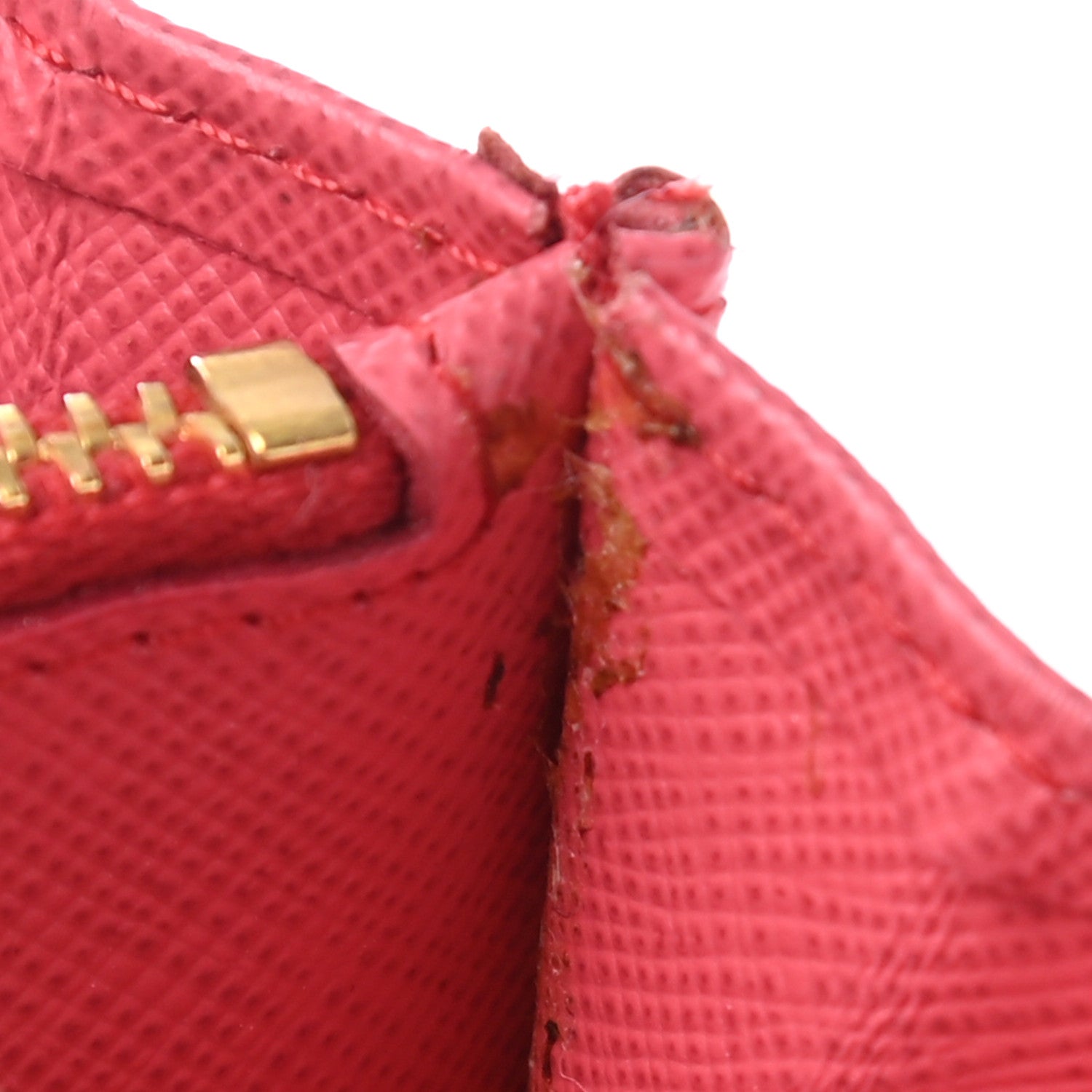 Prada Saffiano Bow Continental Wallet Peonia 8 of 9