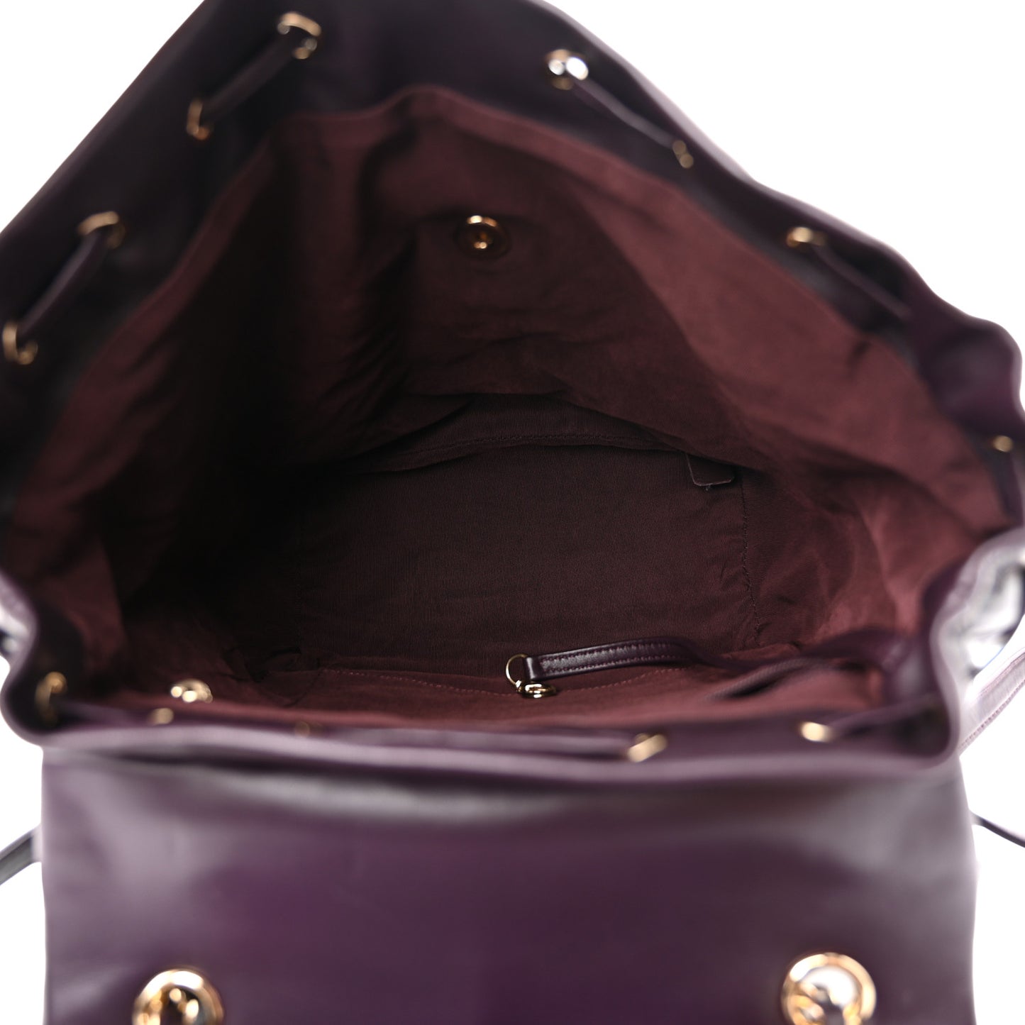 Lambskin Quilted Large Urban Spirit Backpack Dark Purple
