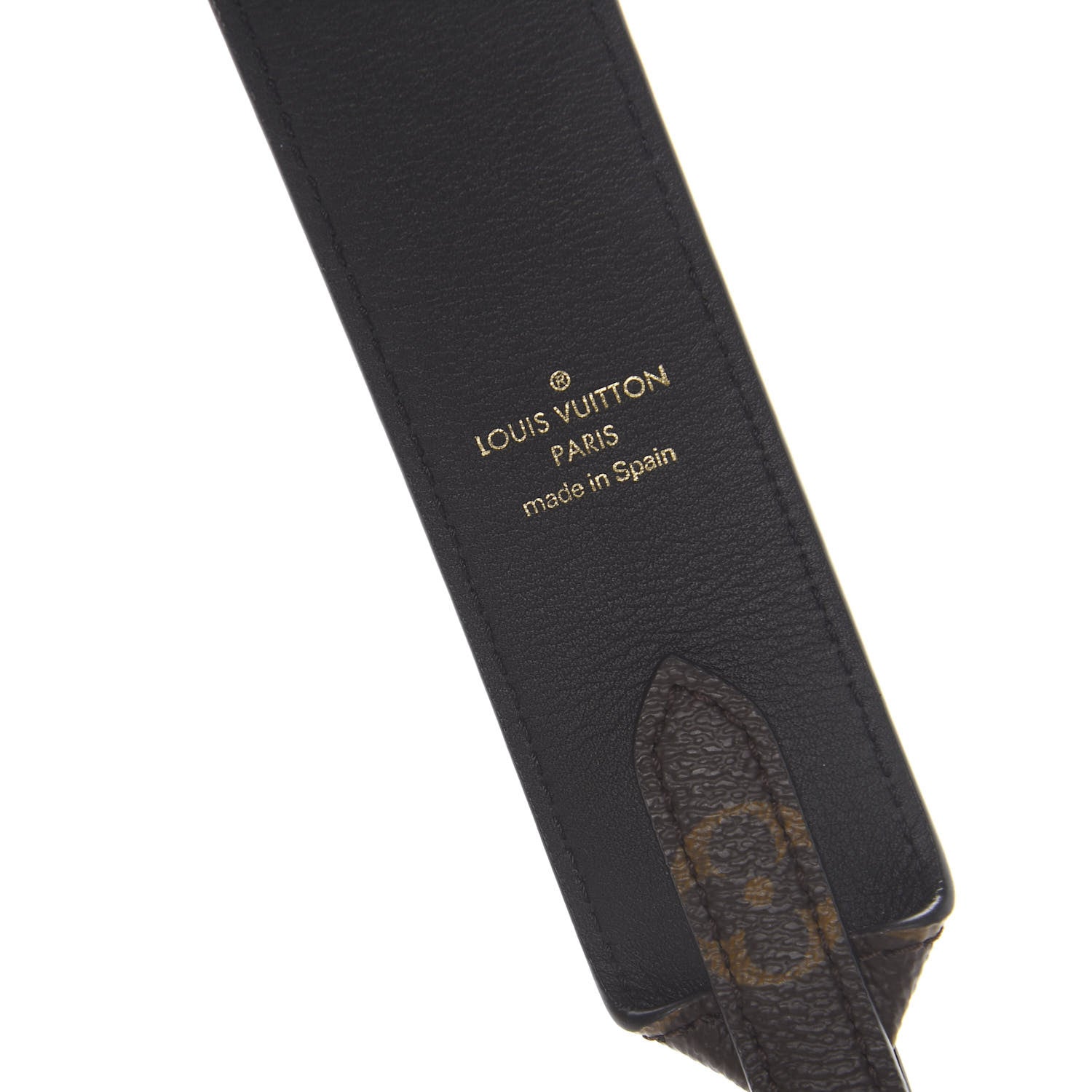Louis Vuitton Monogram Bandouliere Shoulder Strap Black 5 of 6