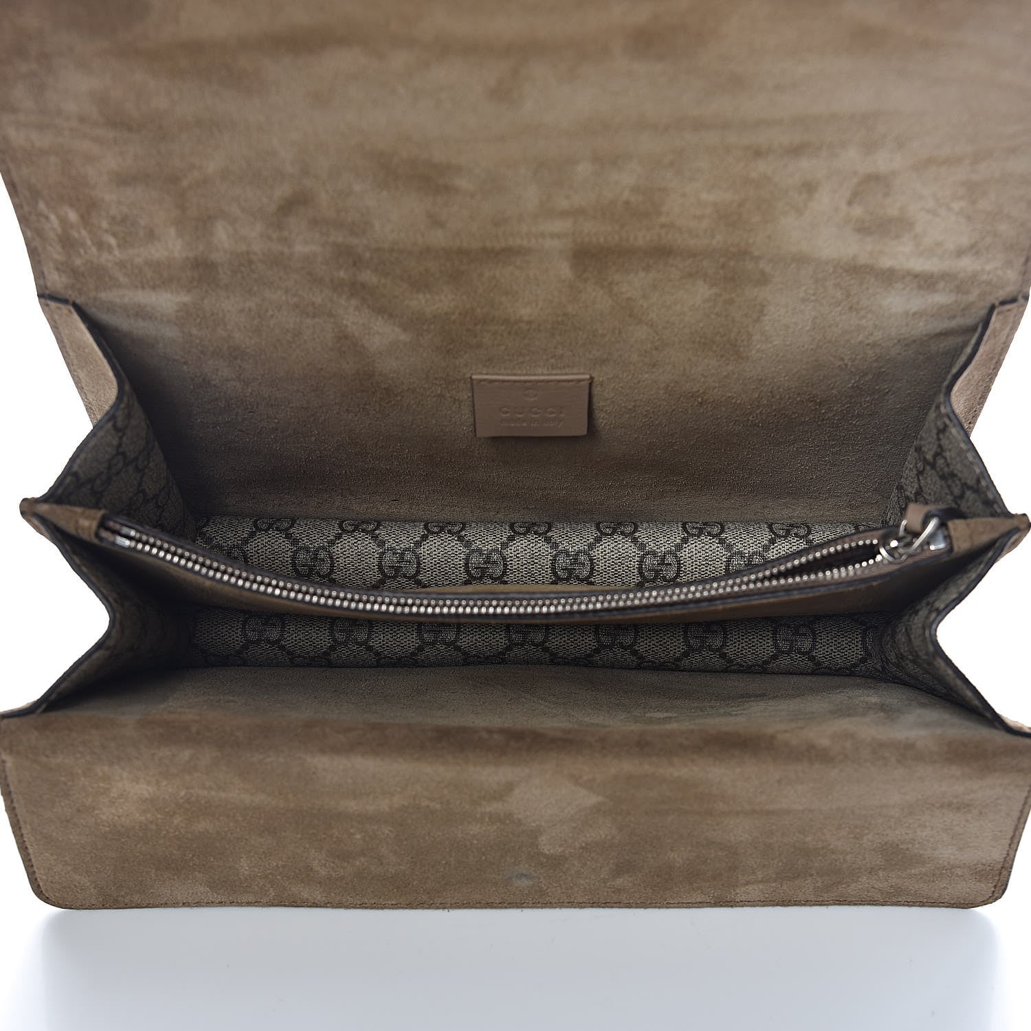 Gucci GG Supreme Monogram Small Dionysus Shoulder Bag Taupe 5 of 12
