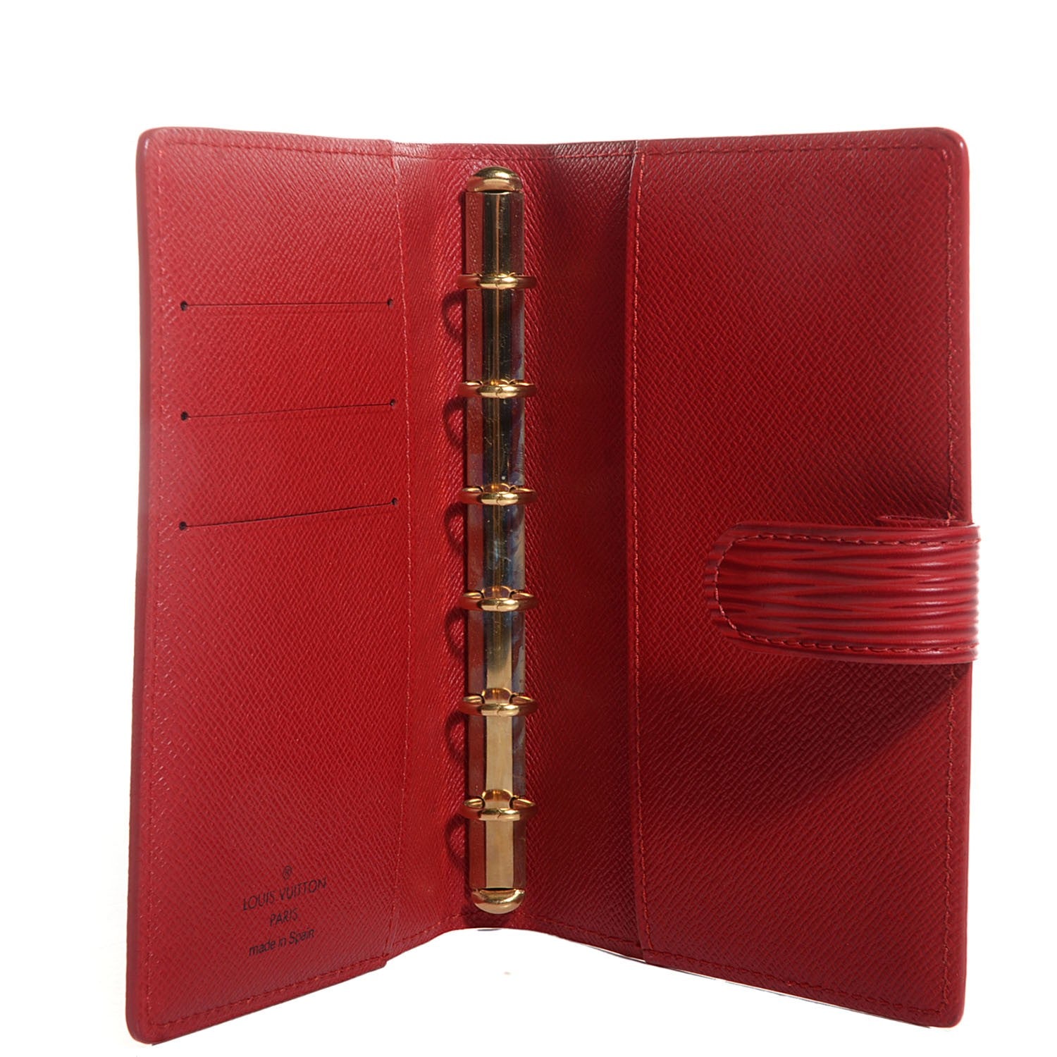 Louis Vuitton Epi Small Ring Agenda Rouge 5 of 7
