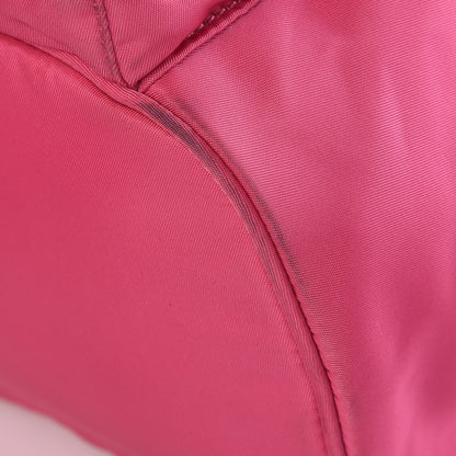 Prada Tessuto Nylon Vela Saffiano Mini Single Snap Buckle Backpack Fuxia 10 of 14
