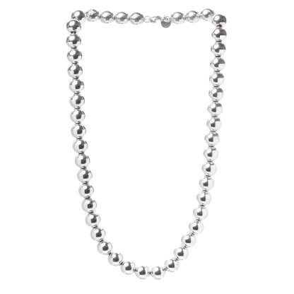 Tiffany Sterling Silver 10mm HardWear Ball Necklace 3 of 6