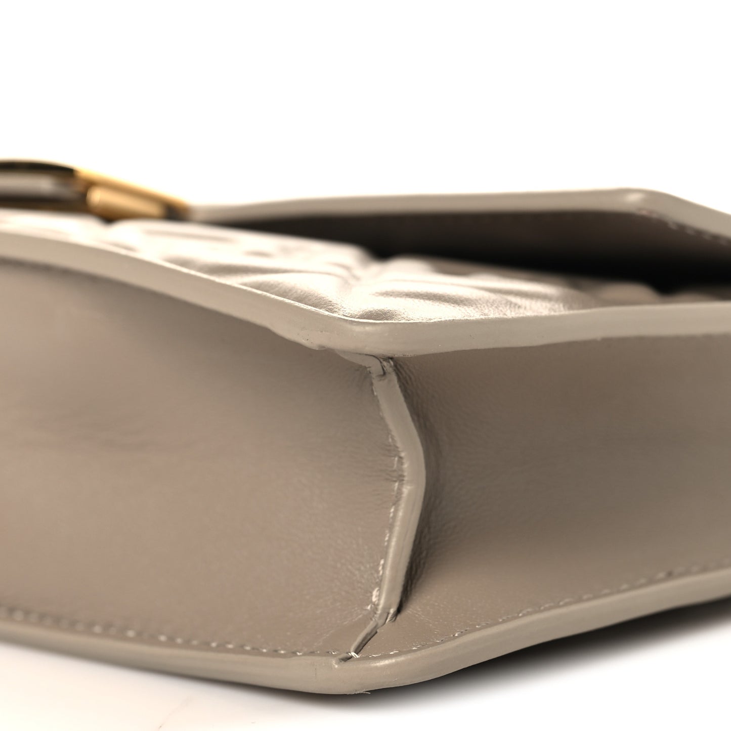Nappa Matisse FF Embossed Wallet On Chain Baguette Dove