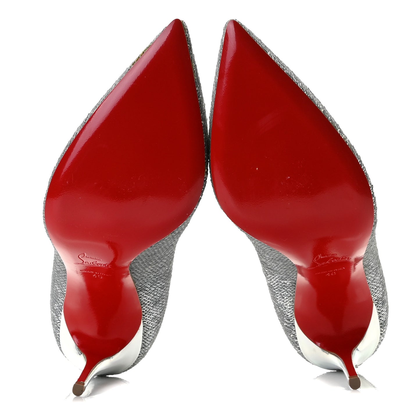 Paillettes Hotfix Specchio Pigalle Follies 100 Pumps 40 Silver