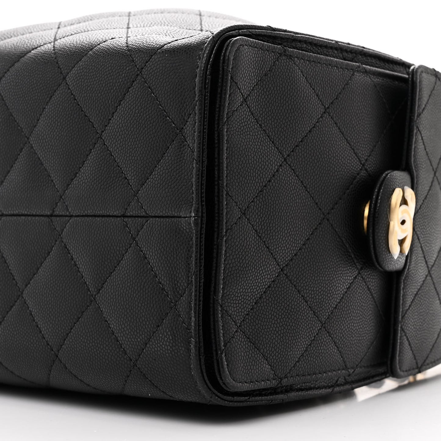Caviar Quilted Small Chanel 25 Handbag Black