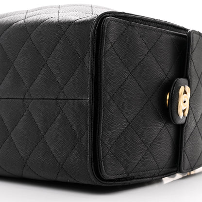 Chanel Caviar Quilted Small Chanel 25 Handbag Black 9 of 11