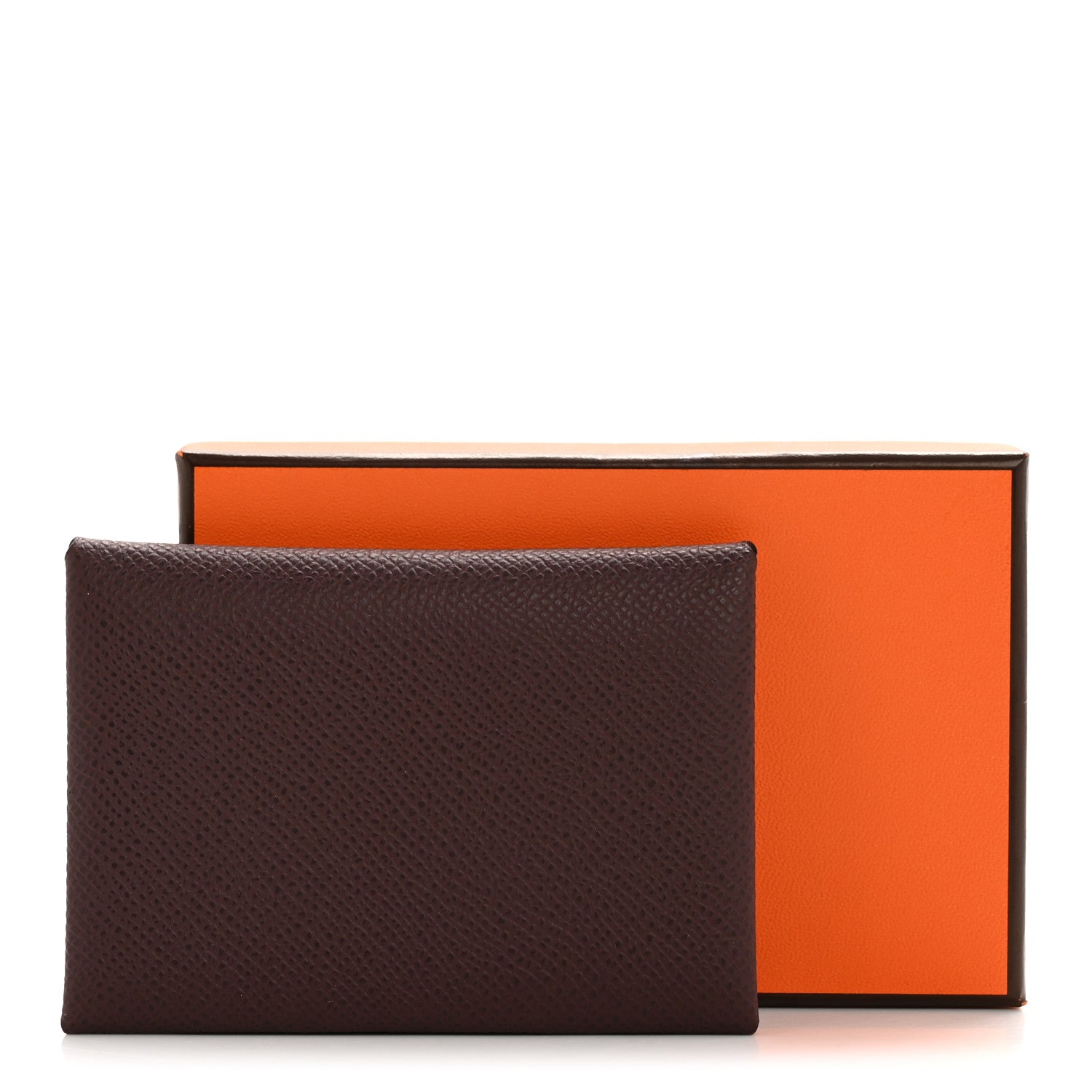 Hermes Epsom Calvi Duo Card Case Rouge Sellier 8 of 8