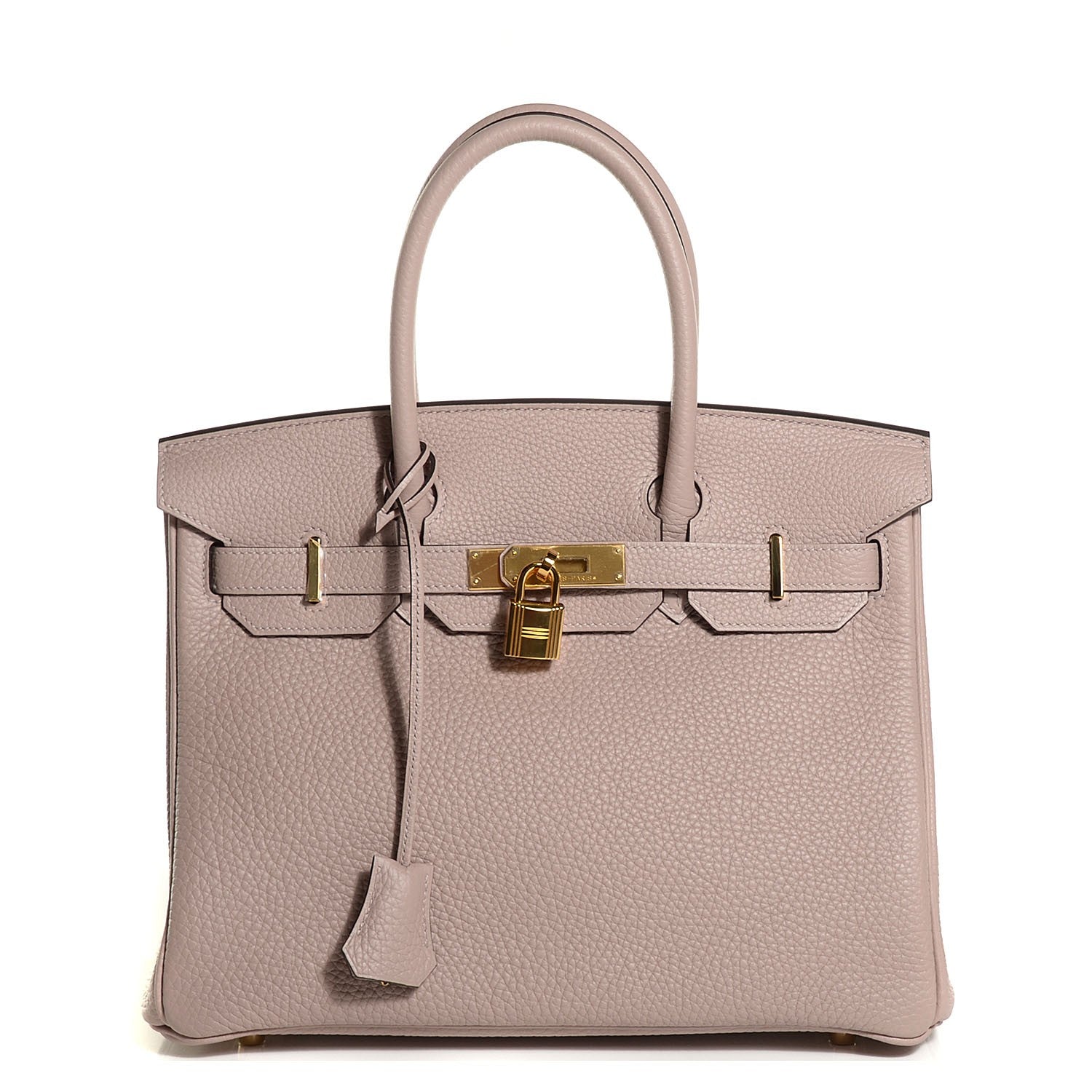 Hermes Taurillon Clemence Birkin 30 Glycine 1 of 23