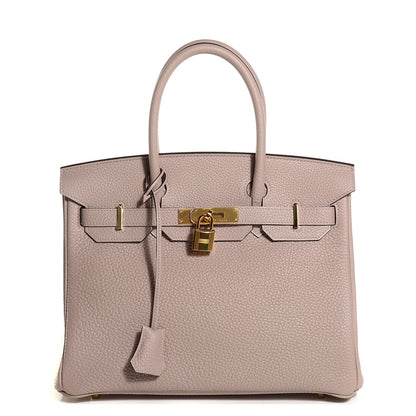 Hermes Taurillon Clemence Birkin 30 Glycine 1 of 23