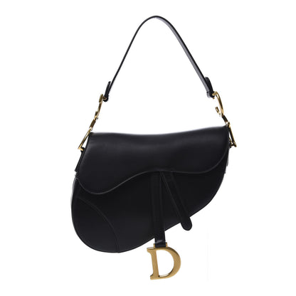 Christian Dior Calfskin Saddle Bag Black 1 of 10