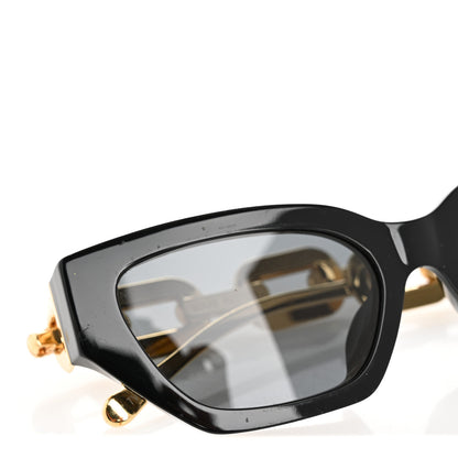 Louis Vuitton Metal LV Edge Sunglasses Z1473E Black 10 of 10