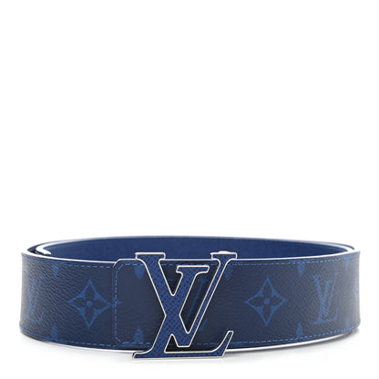 Louis Vuitton Monogram 40mm Reversible LV Initiales Belt 90 36 Cobalt Blue 1 of 5