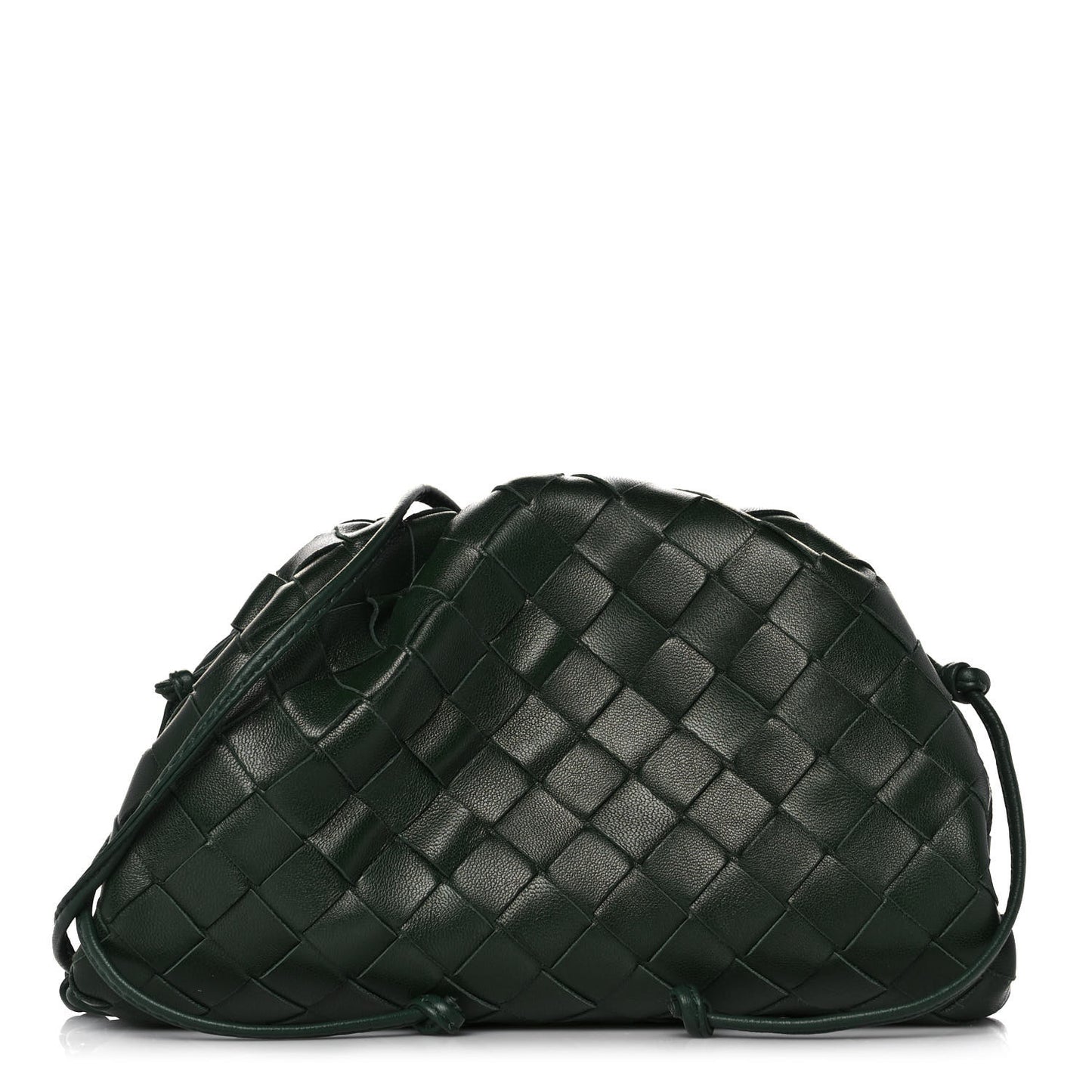 Nappa Intrecciato The Mini Pouch Bottle Green