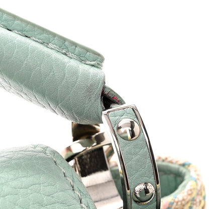 Louis Vuitton Tweed Taurillon Capucines BB Multicolor Light Blue 11 of 12