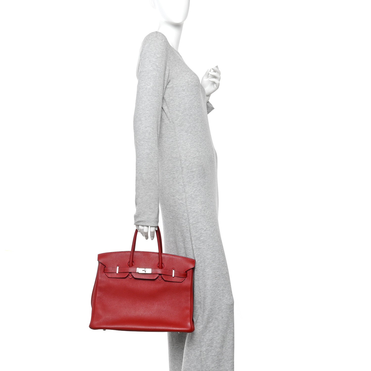 Hermes Togo Birkin 35 Rouge Vif 2 of 10