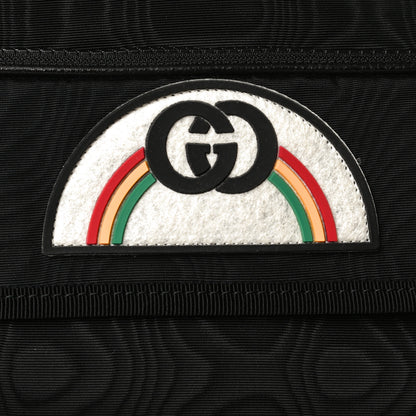 Gucci Nylon Retro Patch Convertible Belt Bag Black 6 of 8