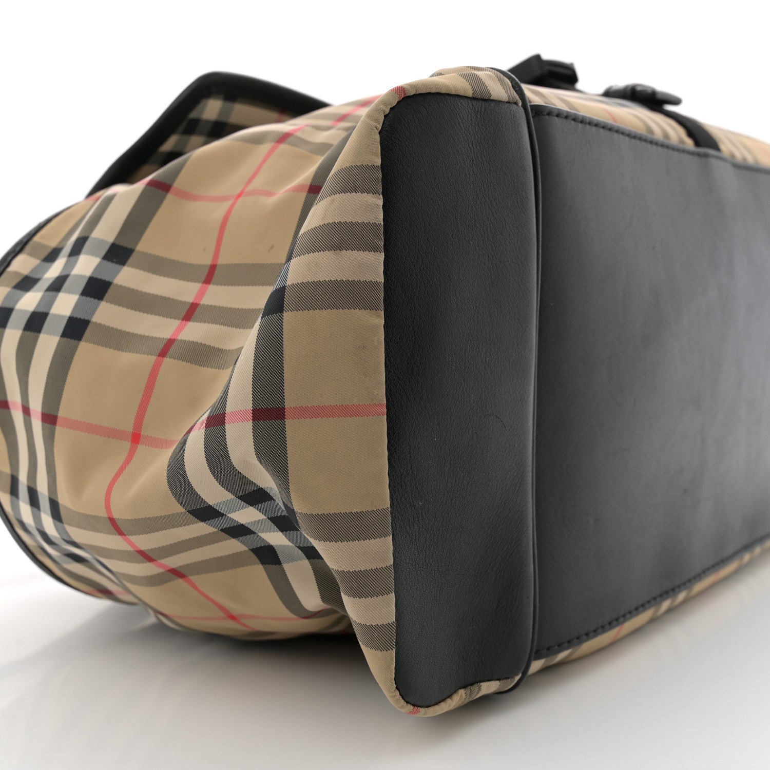 Burberry Nylon Vintage Check Logo Diaper Bag 8 of 10