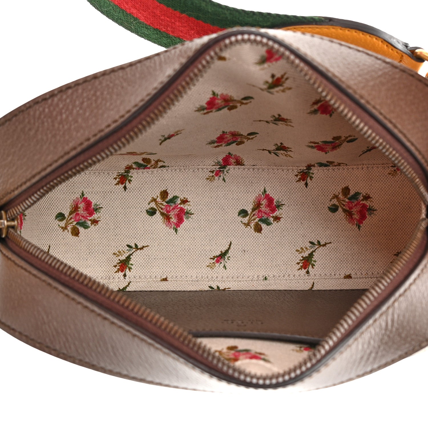 Gucci GG Supreme Monogram Web Neo Vintage Shoulder Bag Beige New Acero Crop 5 of 14