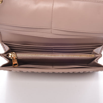 Miu Miu Nappa Matelasse Flap Wallet Cammeo 7 of 10