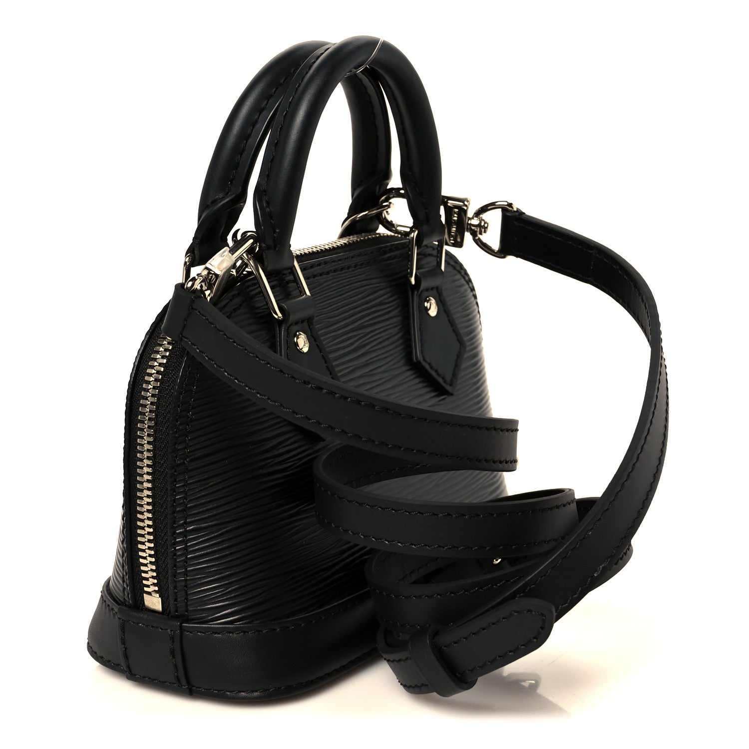Louis Vuitton Epi Alma Nano Black 3 of 9