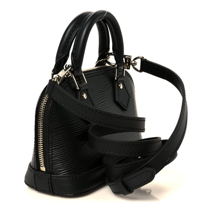 Louis Vuitton Epi Alma Nano Black 3 of 9