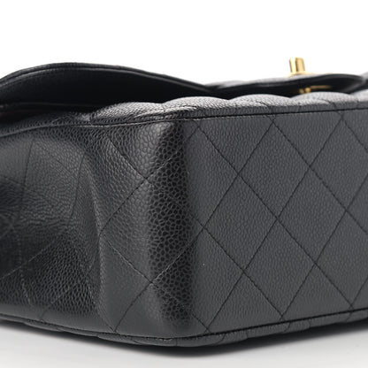Chanel Caviar Quilted Jumbo Double Flap Black 8 of 13