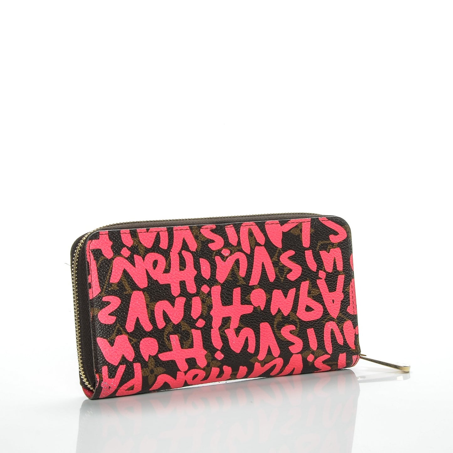 Monogram Graffiti Zippy Wallet Fuchsia