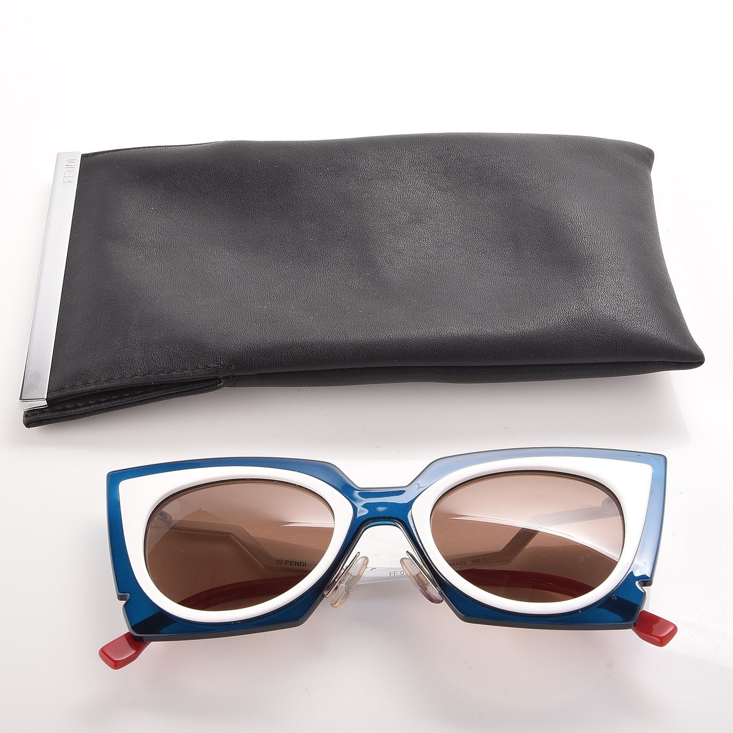 Cat Eye Orchidea Sunglasses FF 0117/S Blue White