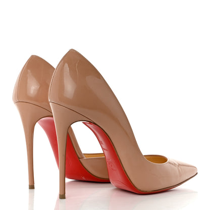 Christian Louboutin Patent Iriza 100 Pumps 37 Nude 4 of 10