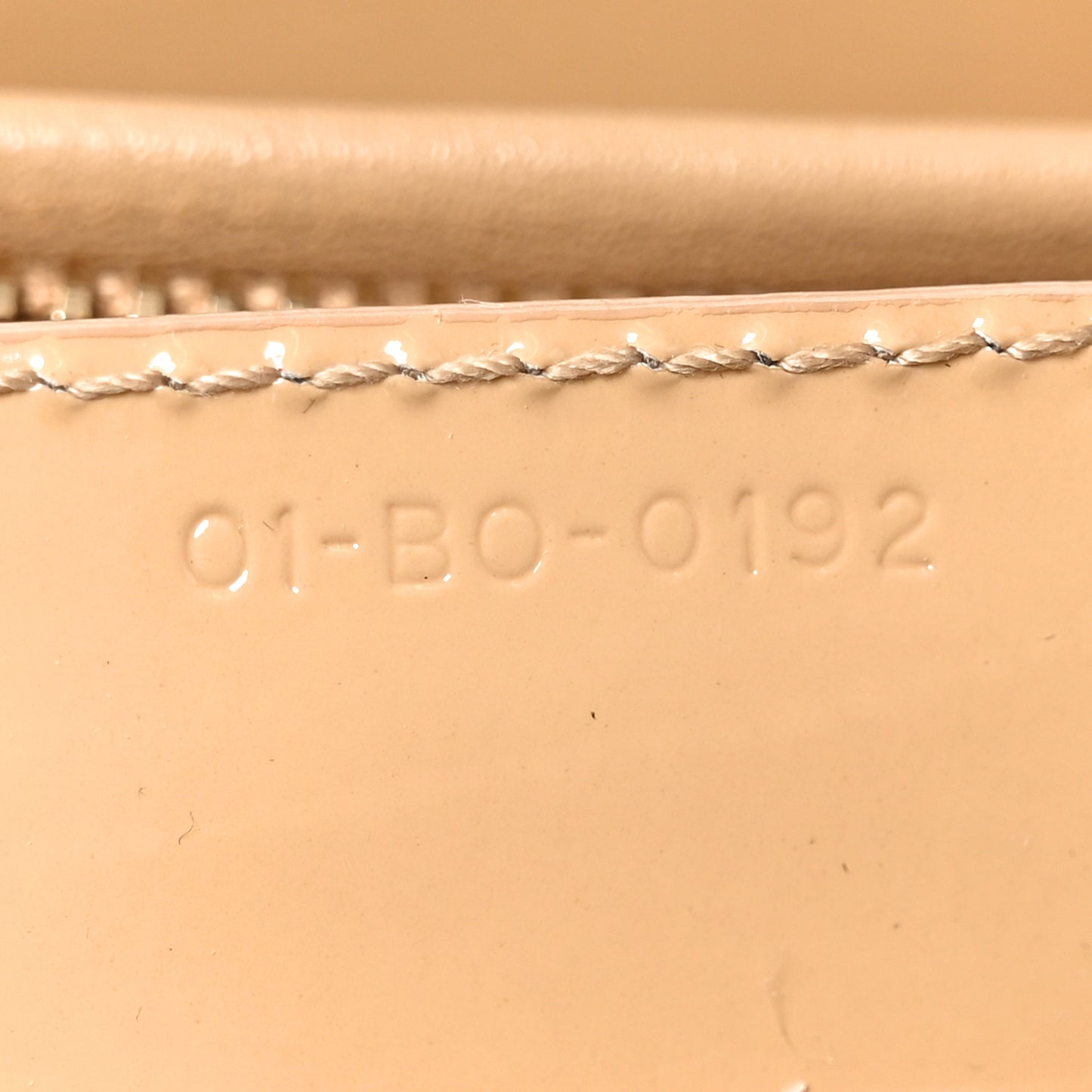 Patent Cannage Large Lady Dior Beige