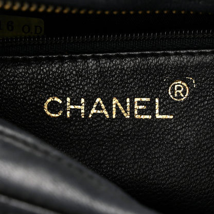Chanel Lambskin Quilted CC Tassel Camera Case Black 6 of 13