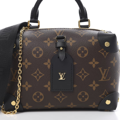 Louis Vuitton Monogram Petite Malle Souple Black 8 of 11