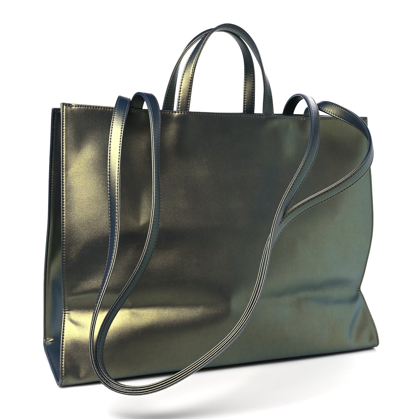 Vegan Leather Large Shopping Bag Acid