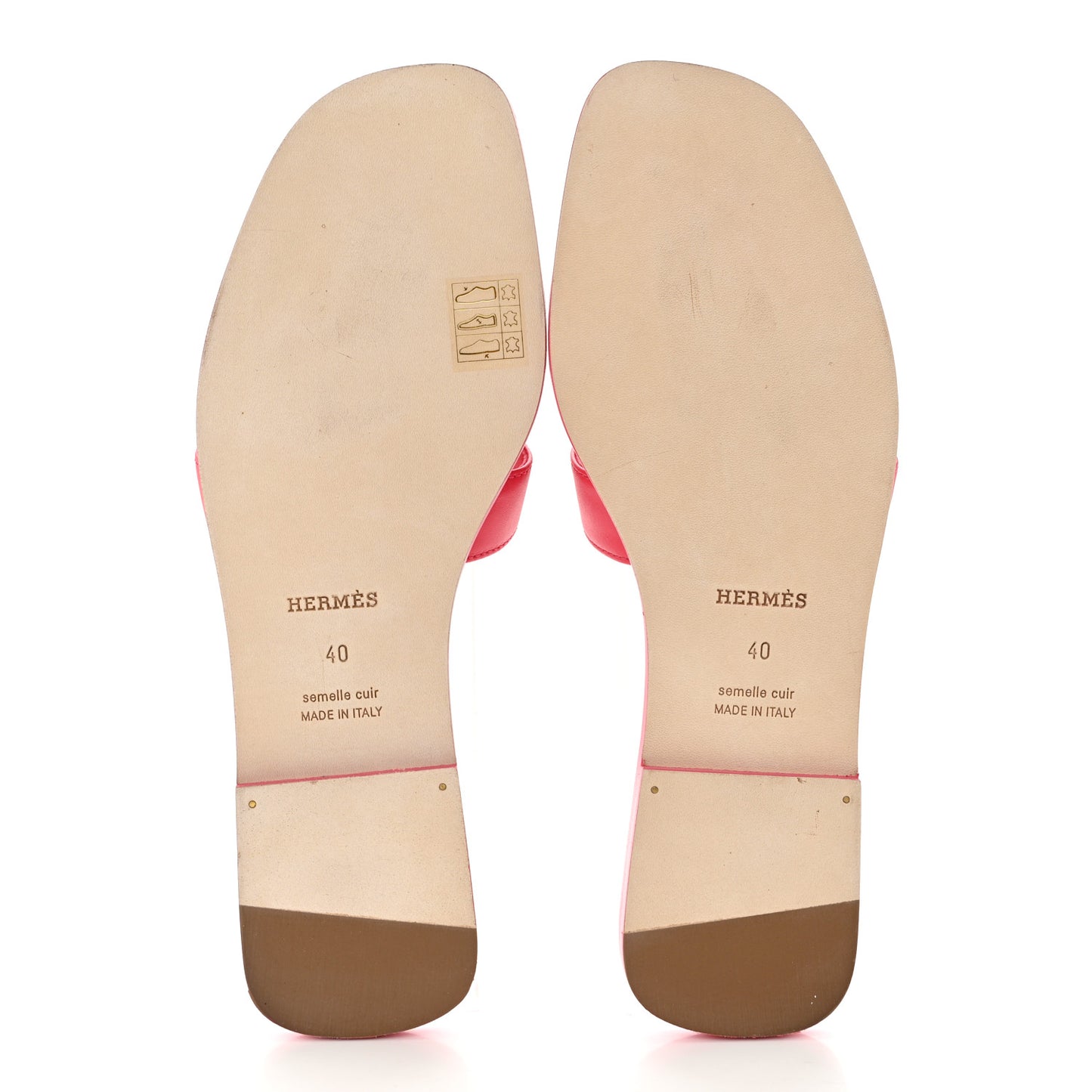 Calfskin Oran Sandals 40 Rose Vinicunca