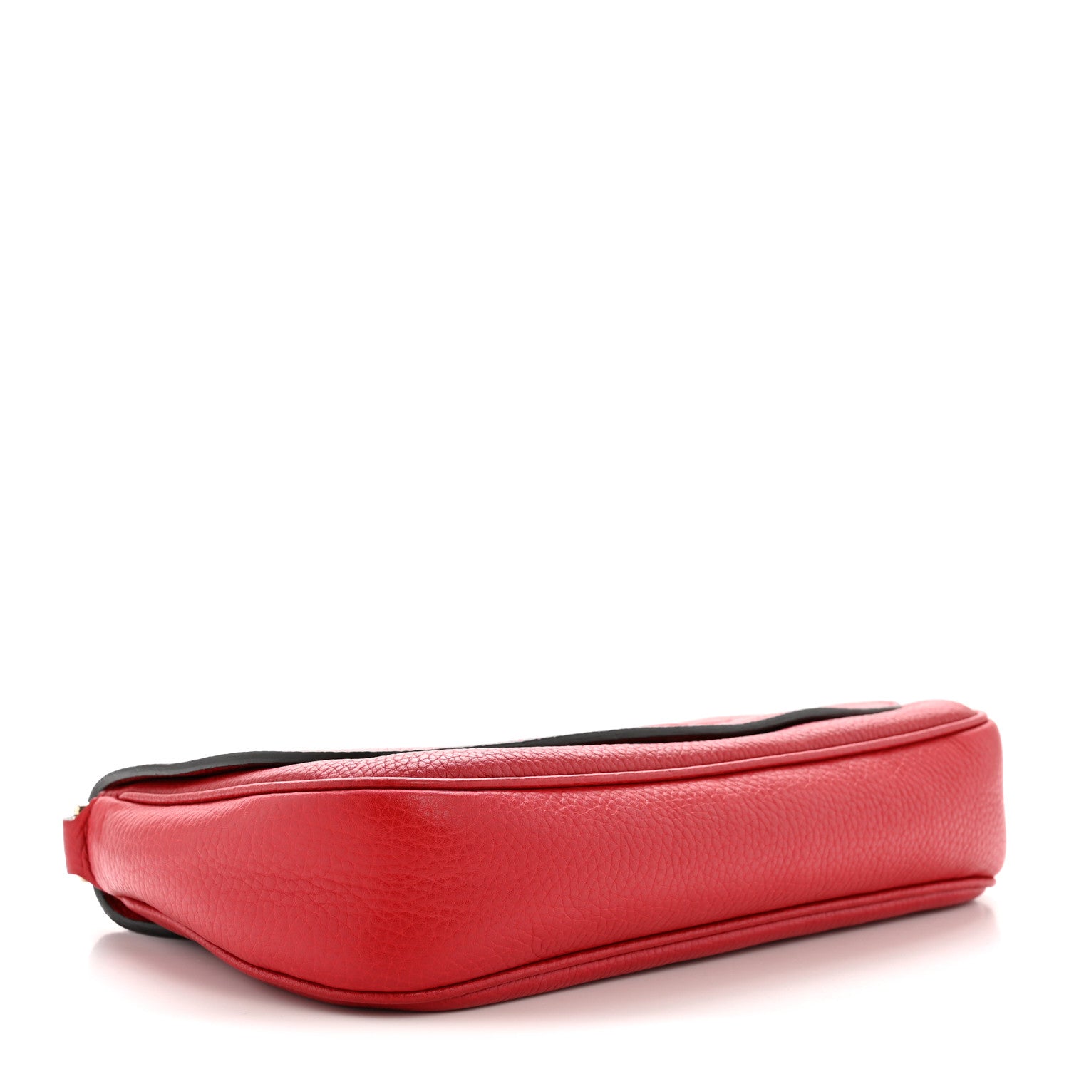 Gucci Pebbled Calfskin Medium Soho Flap Crossbody Tabasco Red 4 of 12