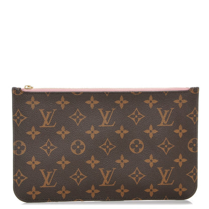 Louis Vuitton Monogram Neverfull MM GM Pochette Rose Ballerine 1 of 7